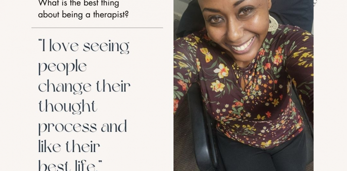 What is the best thing about being a therapist?